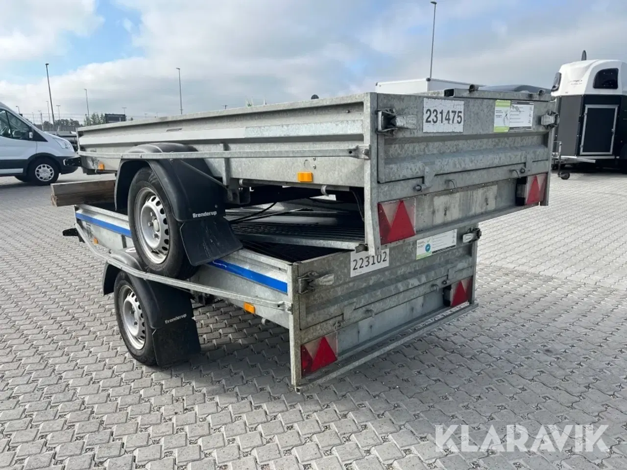 Billede 4 - Trailere Brenderup 750kg med bremser - 2 styk