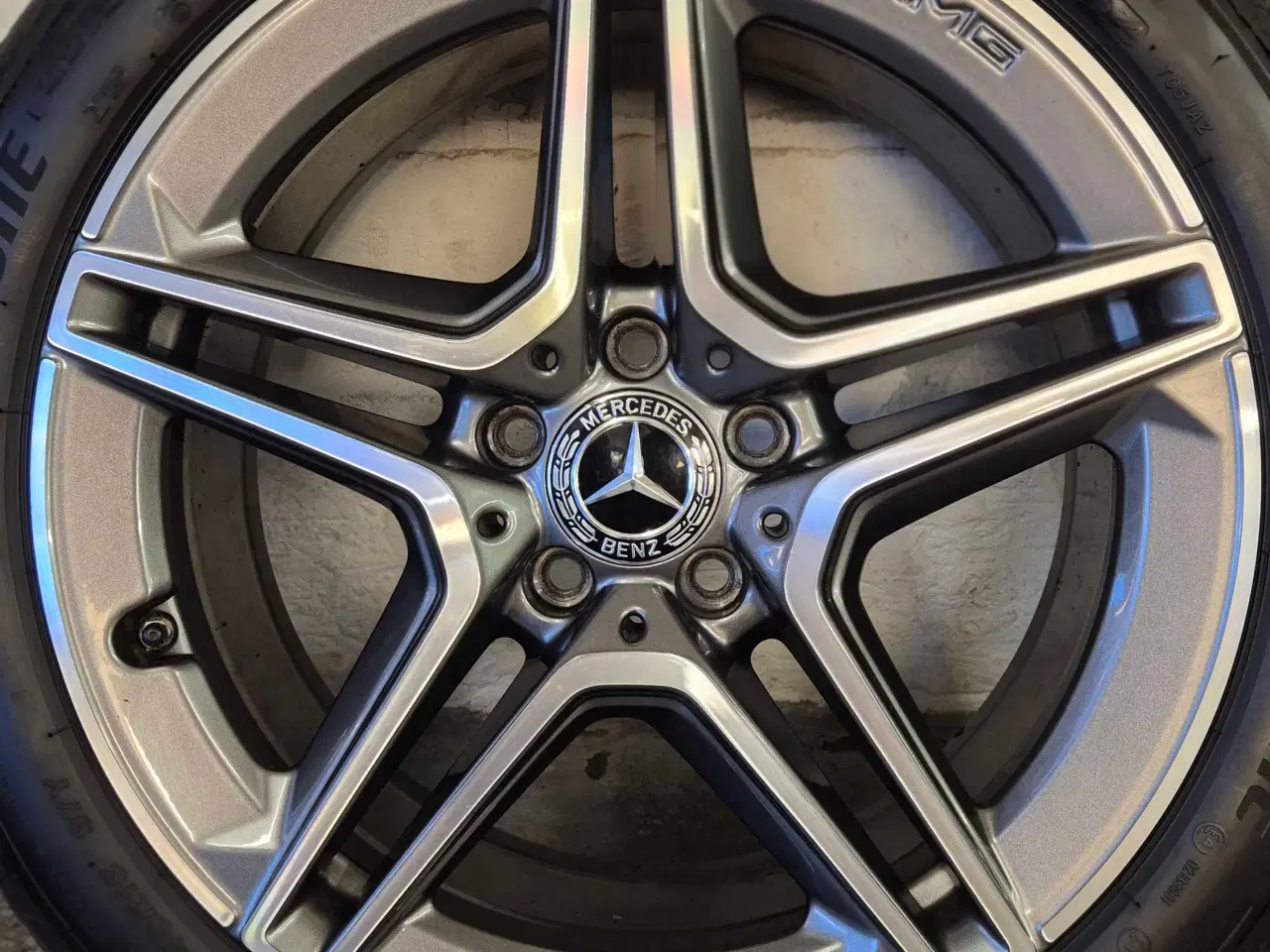 Billede 2 - C - E KLASSE "AMG" MERCEDES ORIGINAL ALUFÆLGE MED