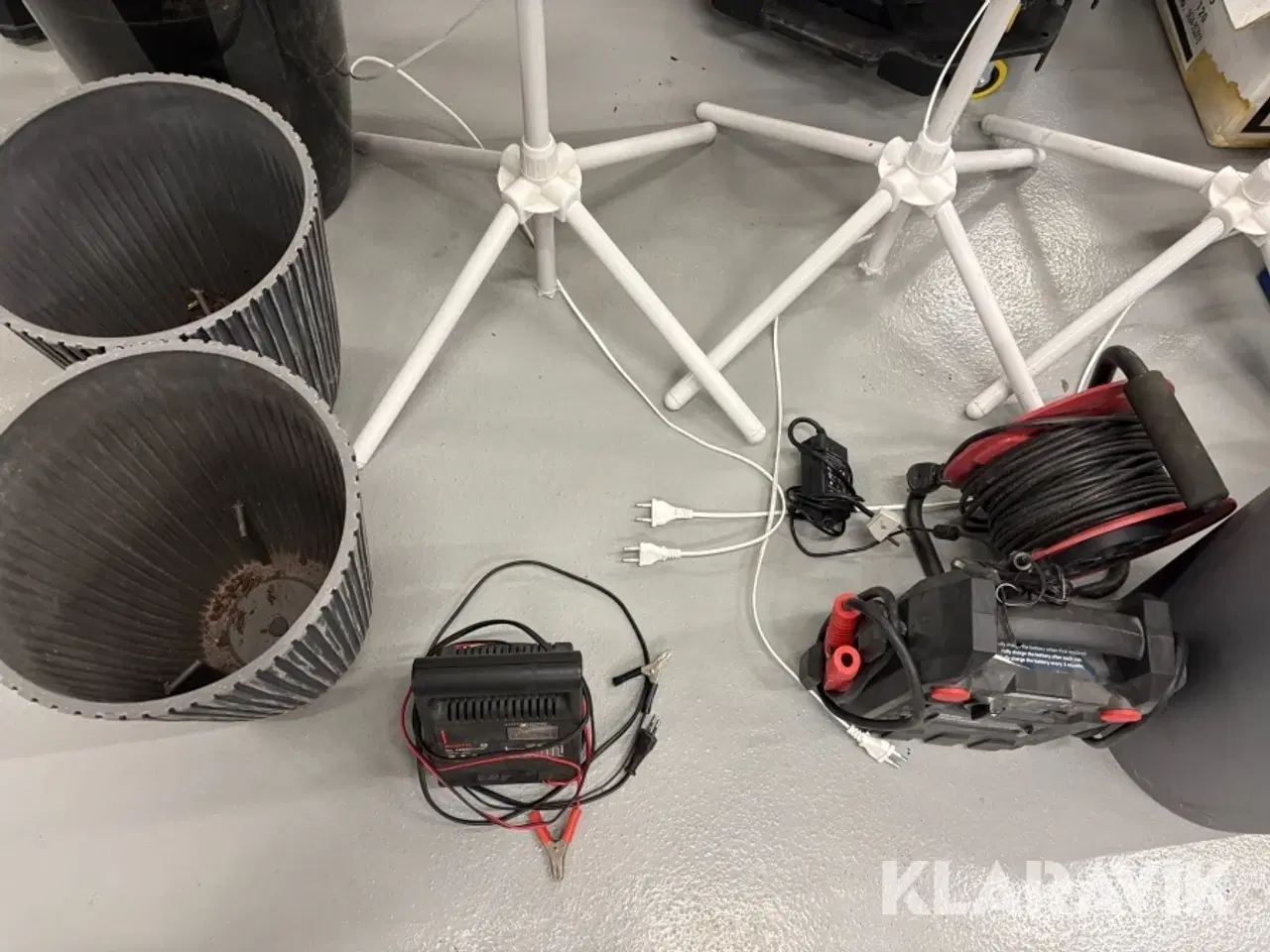 Billede 5 - Lot: forlængerledninger, blæsere og diverse.