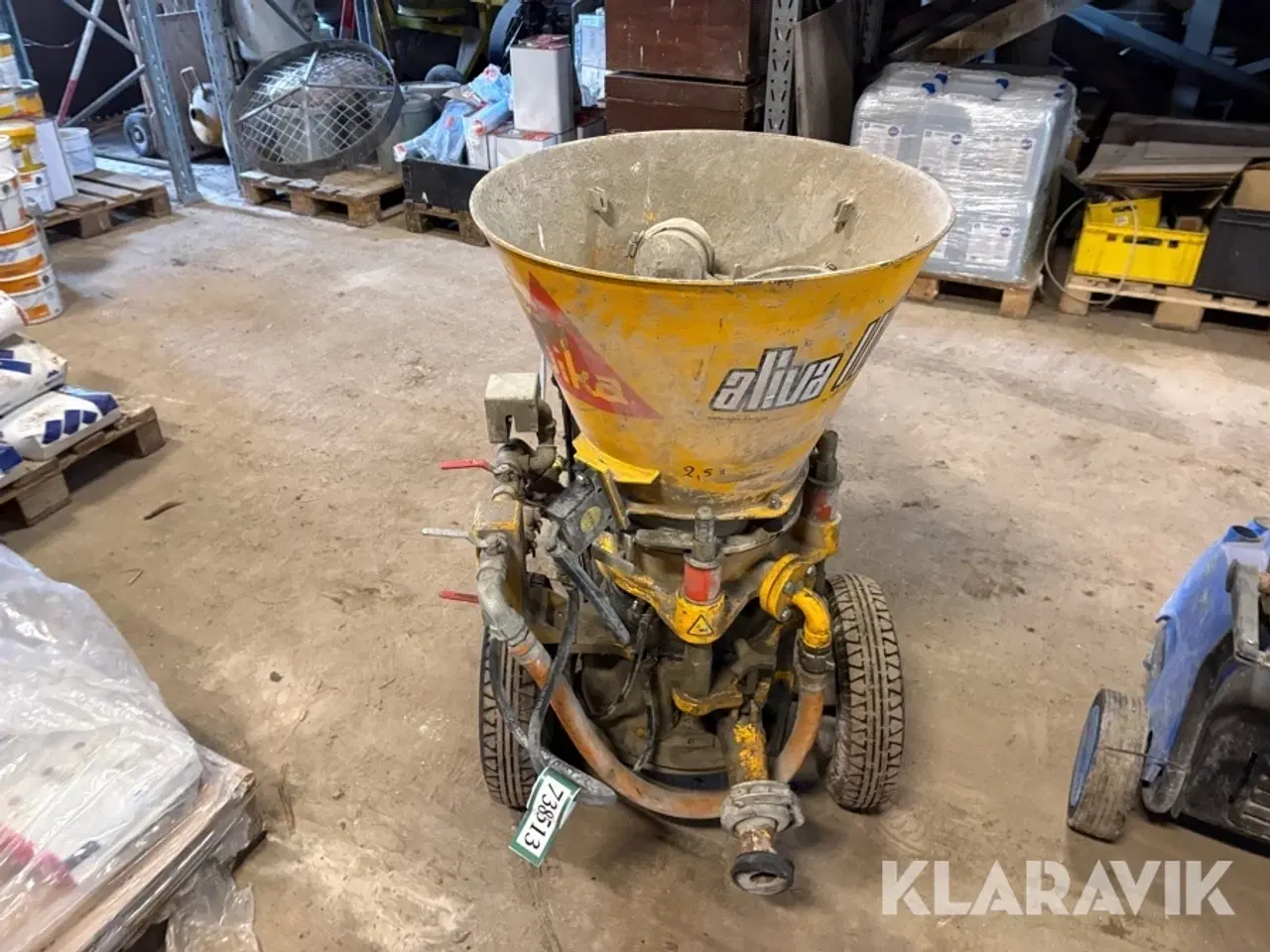 Billede 4 - Beton sprøjte Aliva SIKA 246.5 med slange