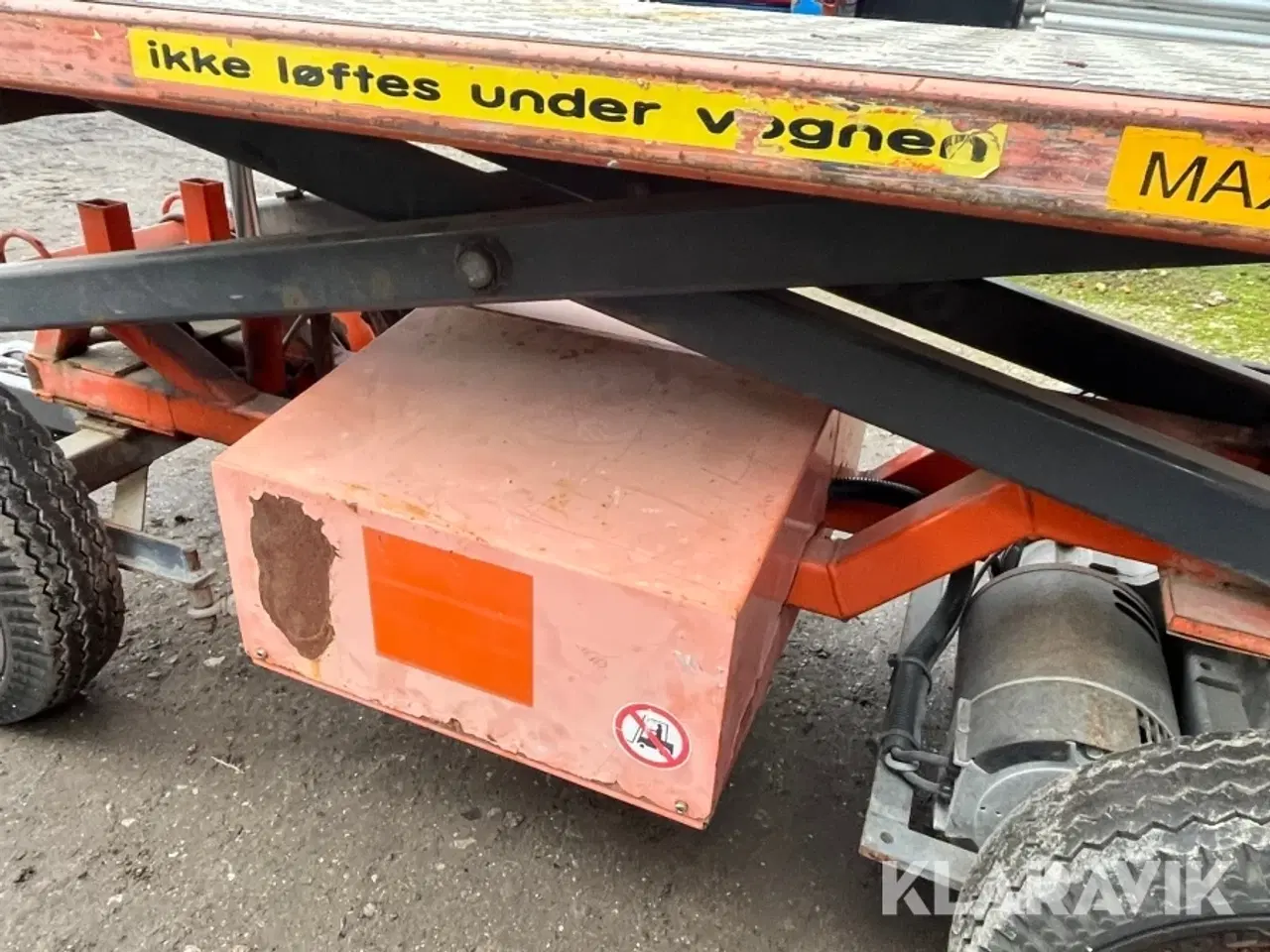 Billede 7 - Transport vogn med løfte funktion