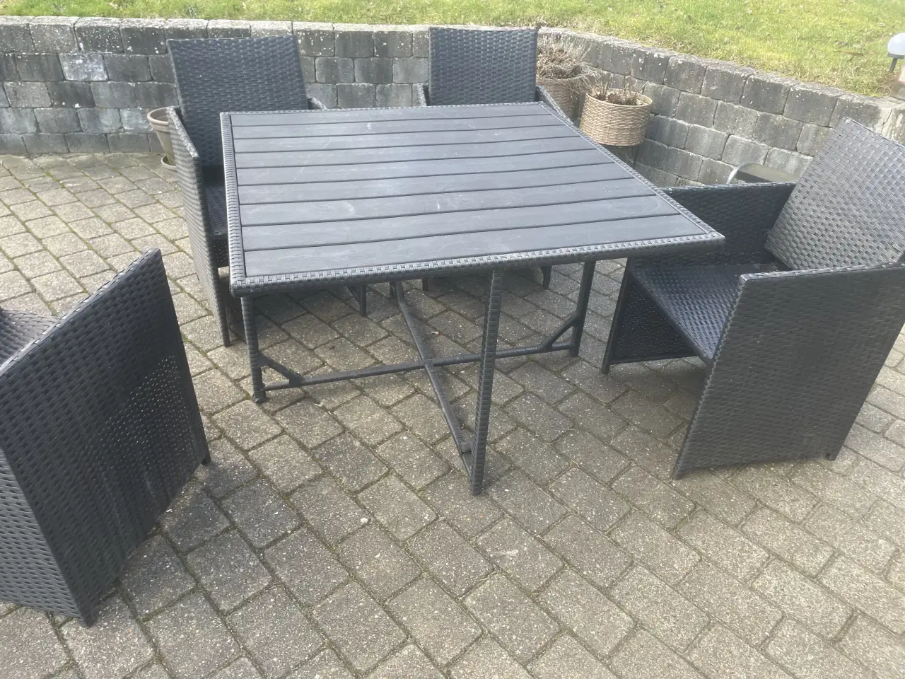 Billede 4 - Havebord med 4 stole