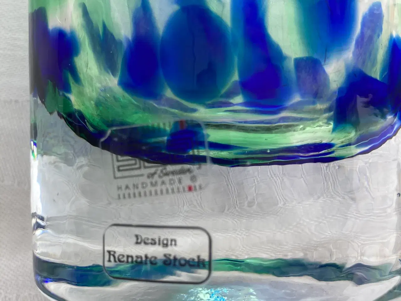 Billede 4 - Vase i glas fra Renate Stock for Sea Glasbruk