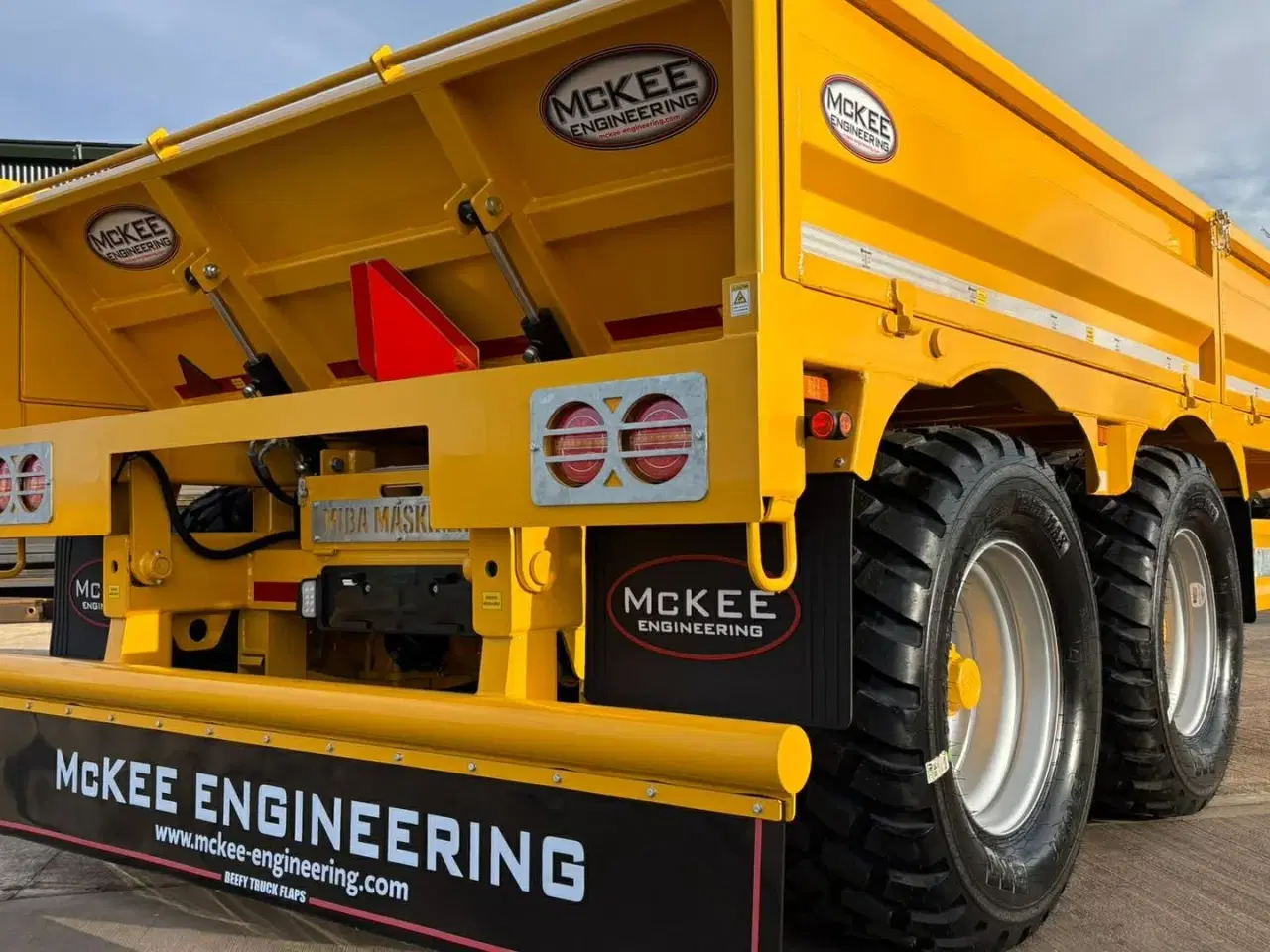 Billede 14 - McKee 16T entrepenørvogn med nedfoldbare sider