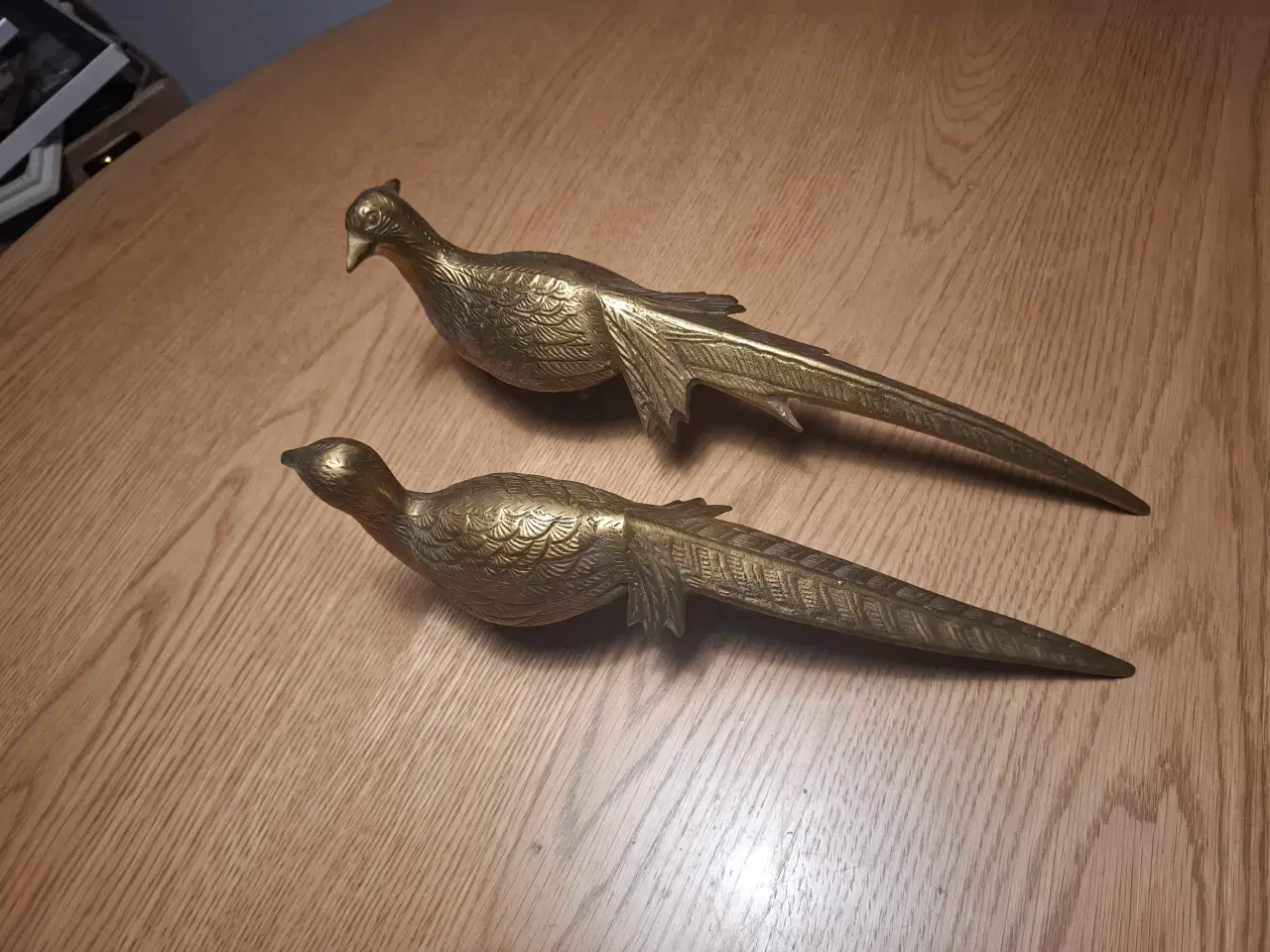 Billede 3 - Fasan Par i messing