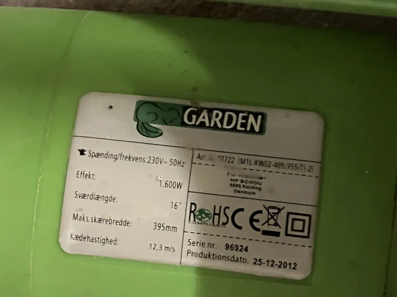 Billede 2 - Elkædesave