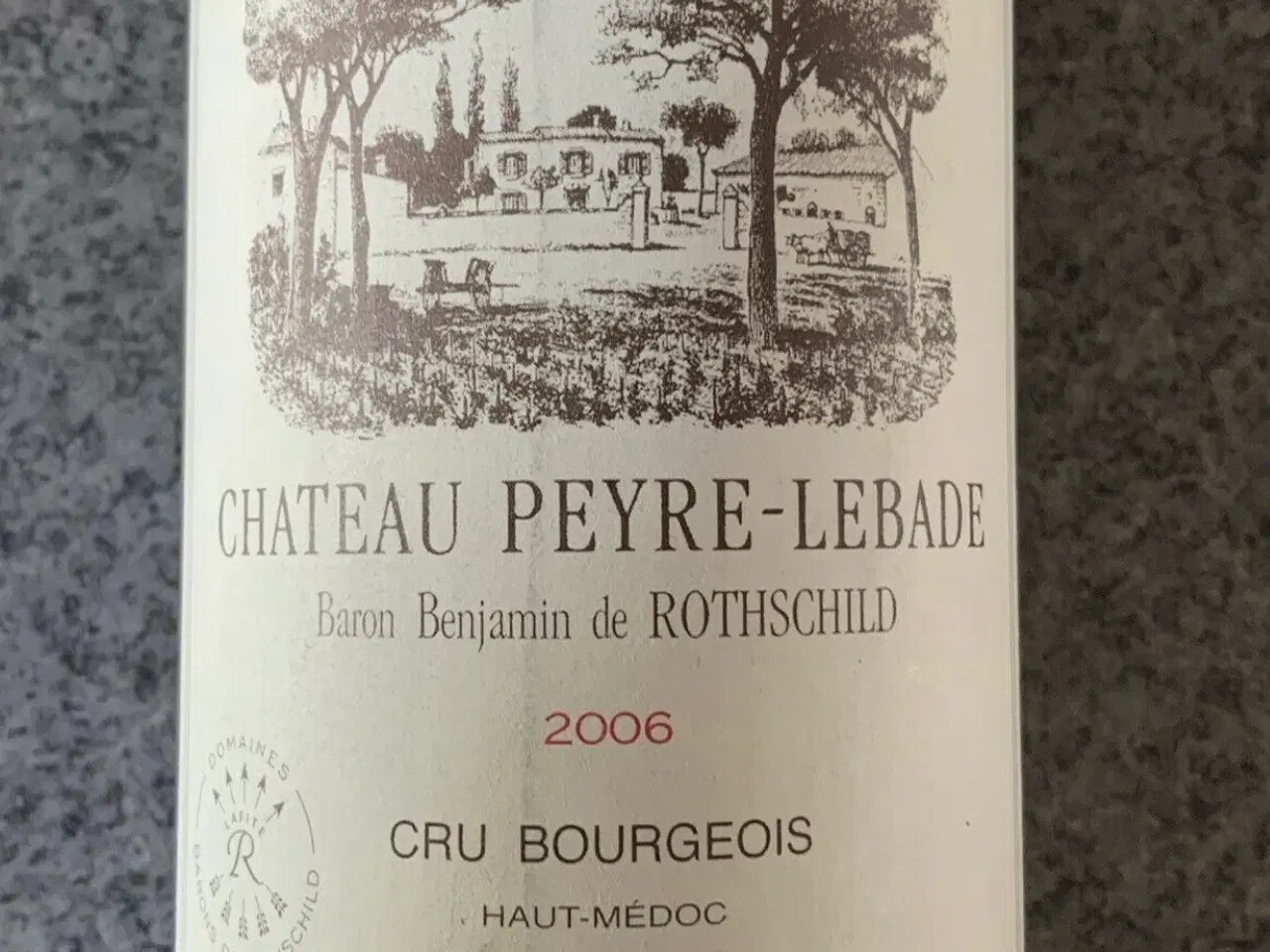 Billede 2 - Rødvin, 2006 Haut-Medoc Chateau Peyre-Lebade