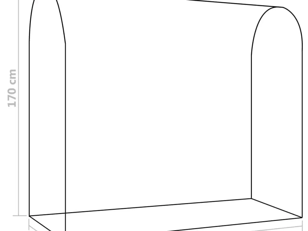 Billede 10 - Drivhus med lynlåsdør 200 x 80 x 170 cm