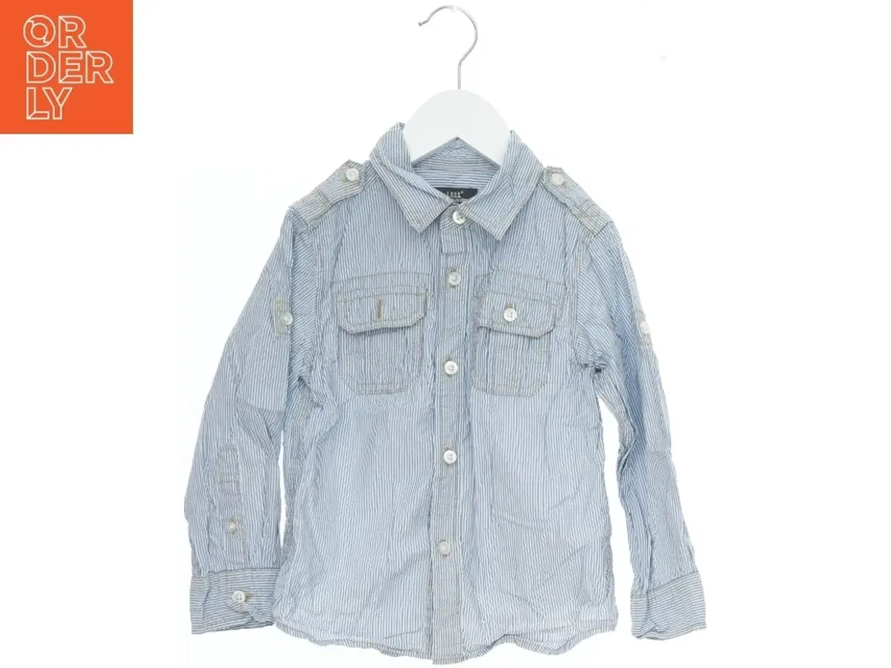 Billede 1 - Stribet skjorte til børn fra Logg (str. 110)