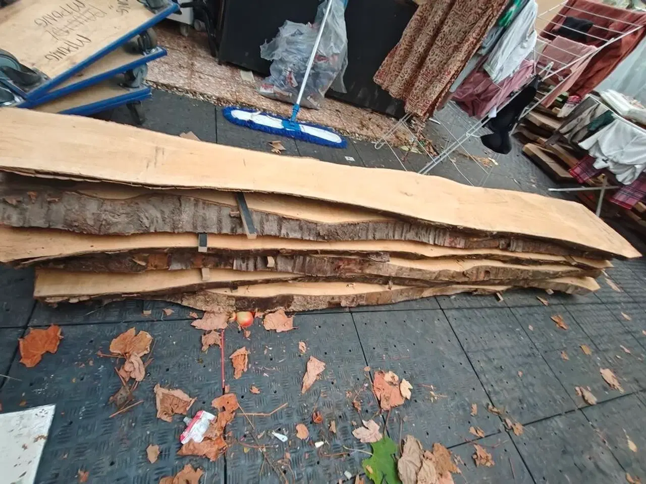 Billede 2 - 6 stk. Bøgetræsplanker str. 280 x 45 / 36 x 5,2