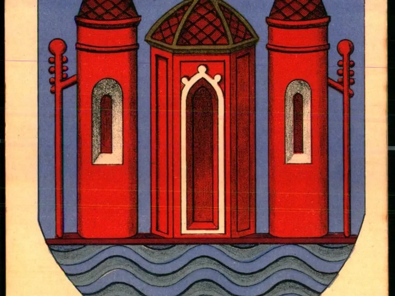 Billede 1 - Danske Byvaabner - Svendborg Byvaaben - Fritz Benzen 67 - Ubrugt