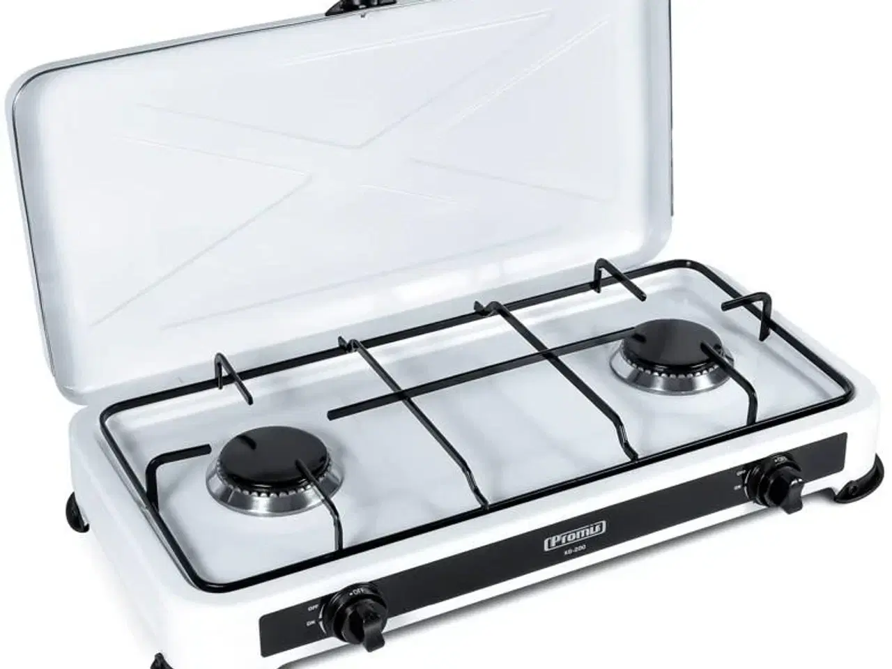 Billede 1 - Gasblus med 2 brændere PROMIS KG200 – hvid
