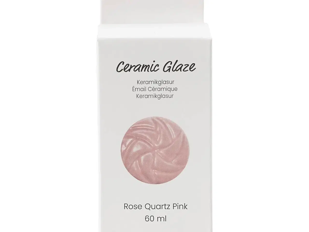 Billede 1 - Keramikglasur, 984-1101 °C, dækkende, Rose, 60 ml/ 1 ds.