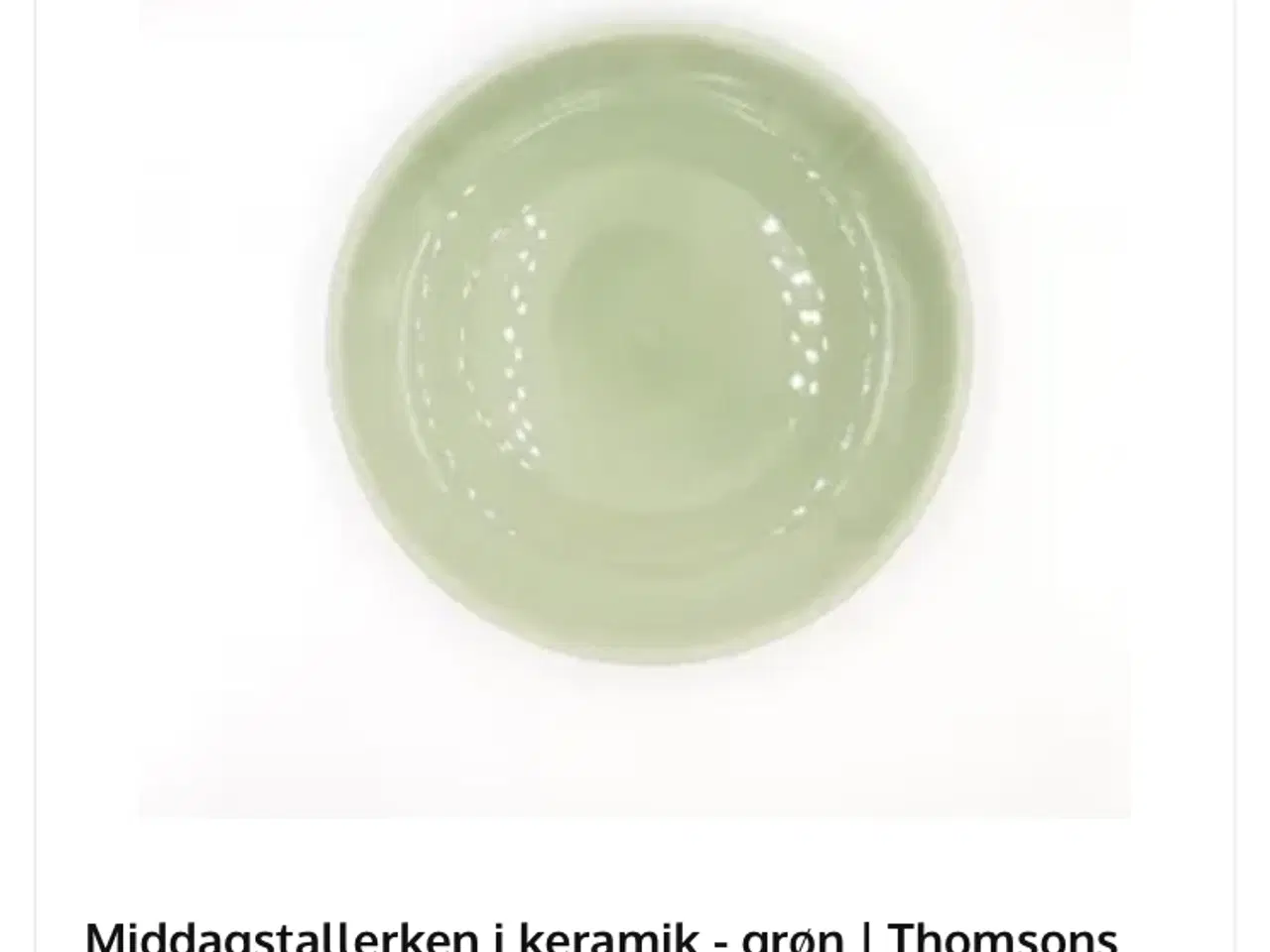Billede 10 - Grønne tallerkener, skåle m.m.