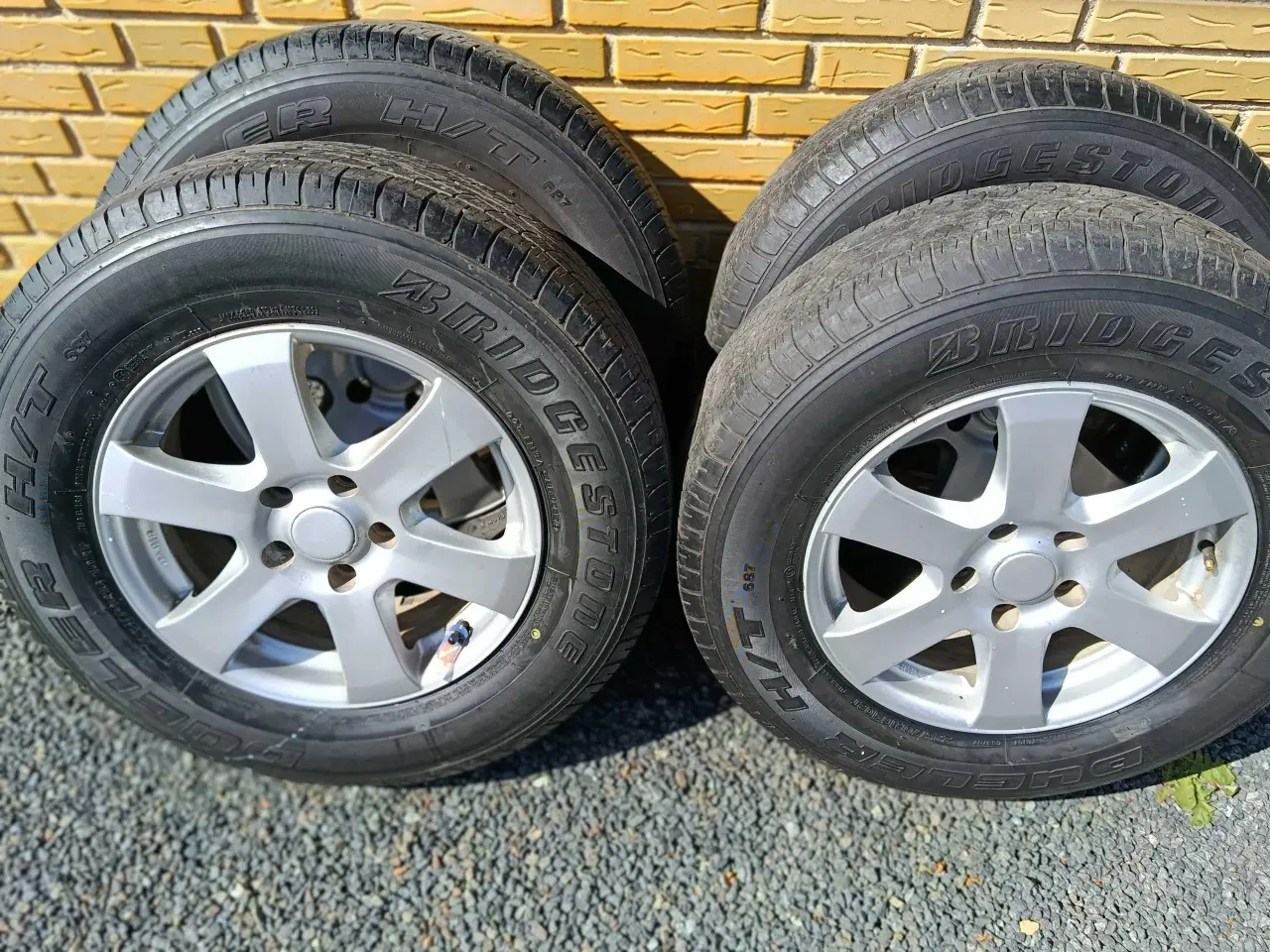 Billede 1 - Fint sæt alufælge til varevogn suv 4x4 