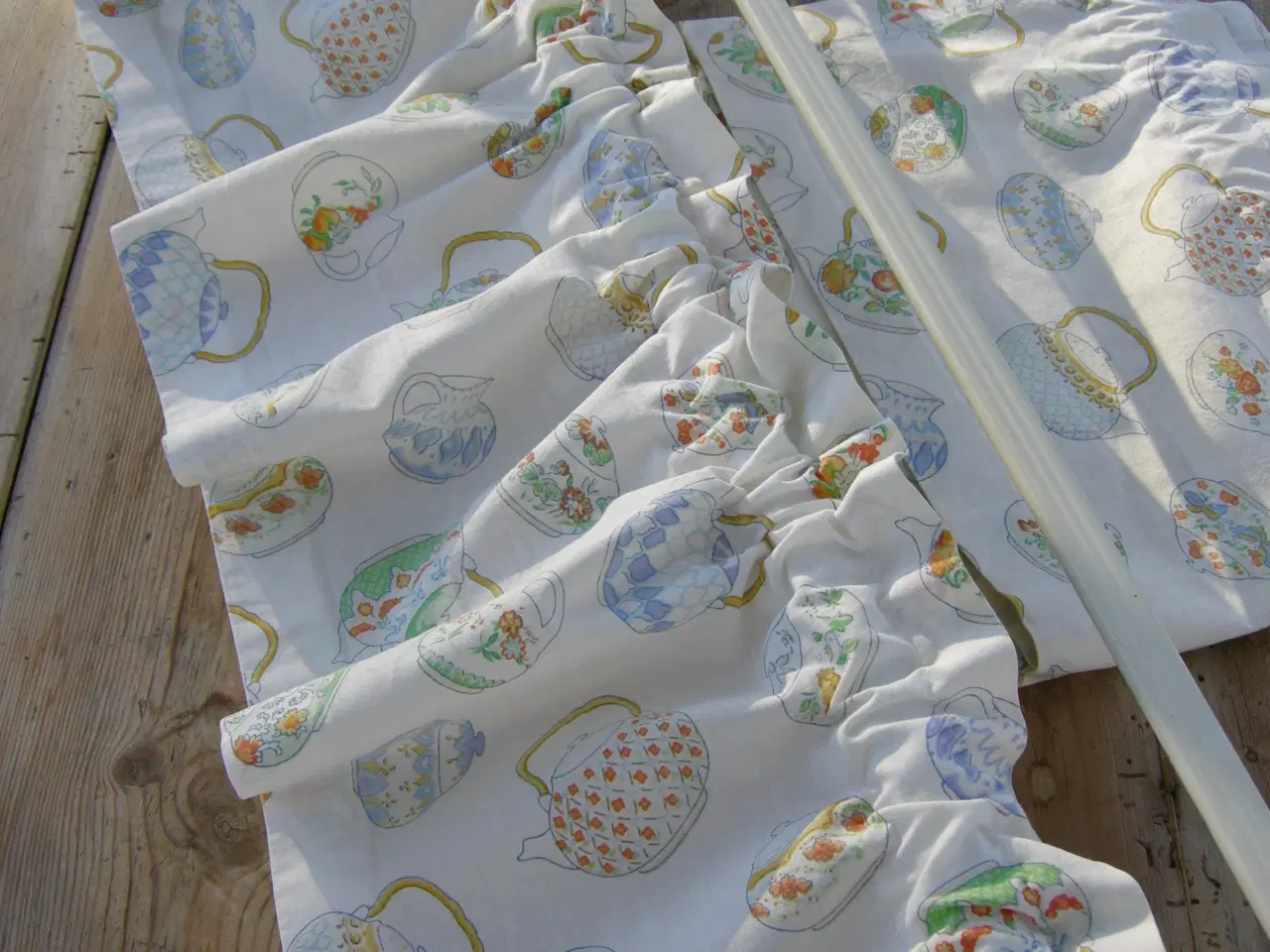 Billede 9 - 5 Vintagegardiner, Gardinkapper, Køkkengardiner