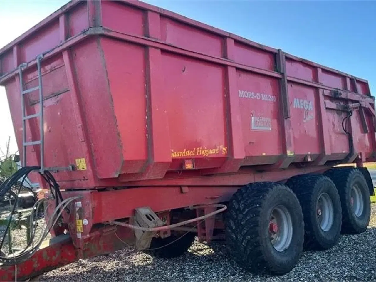 Billede 1 - Morsø Mega Line - 3 akslet tipvogn Fransk bagsmæk