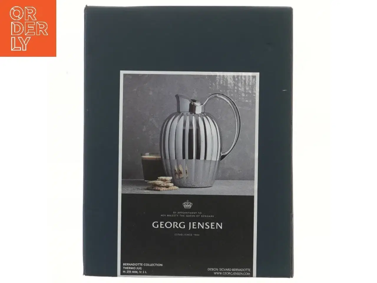 Billede 1 - Georg Jensen termokande 1l, Bernadotte Collection fra Georg Jensen (str. 23 cm)