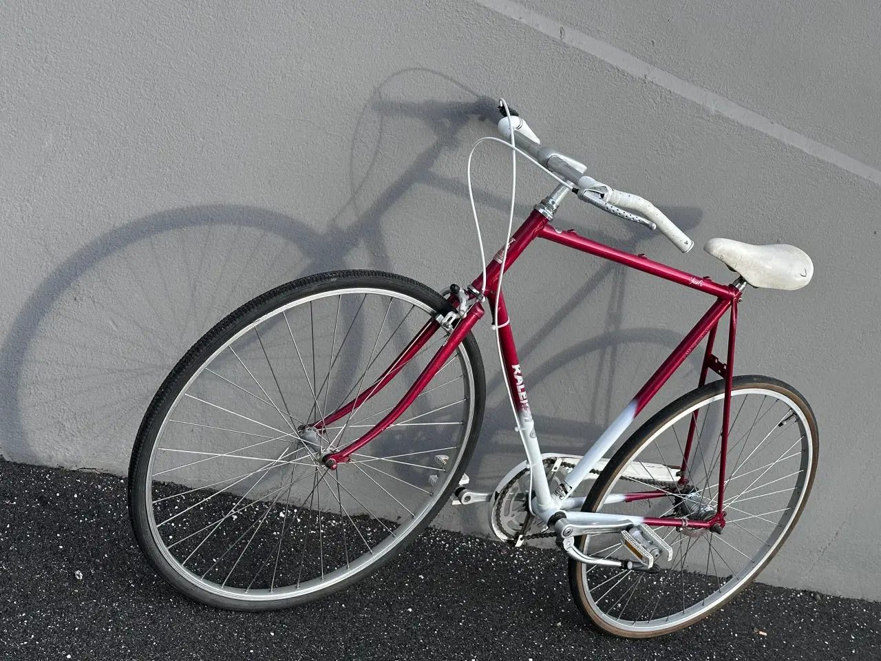 Billede 6 - Rød og hvid Raleigh Sprite Oro herre retrocykel