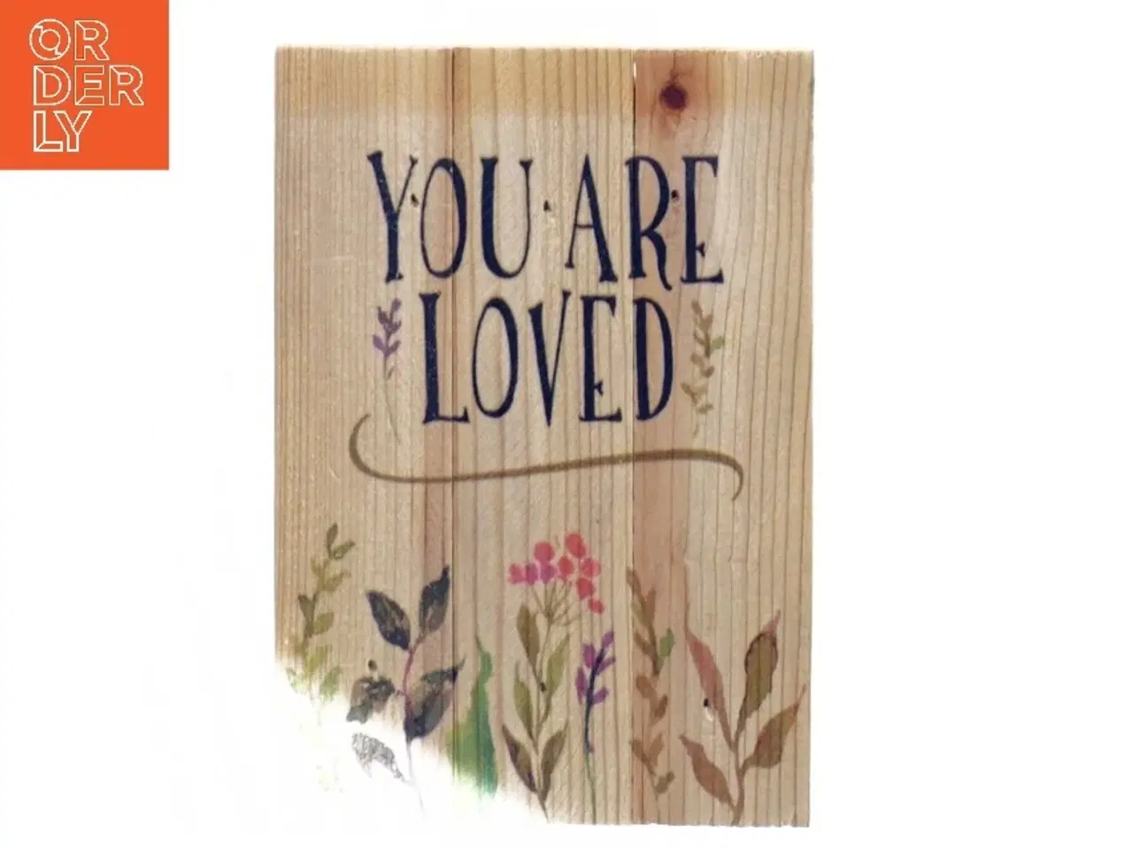 Billede 1 - "You are loved" ophæng (str. 16 x 11 cm)