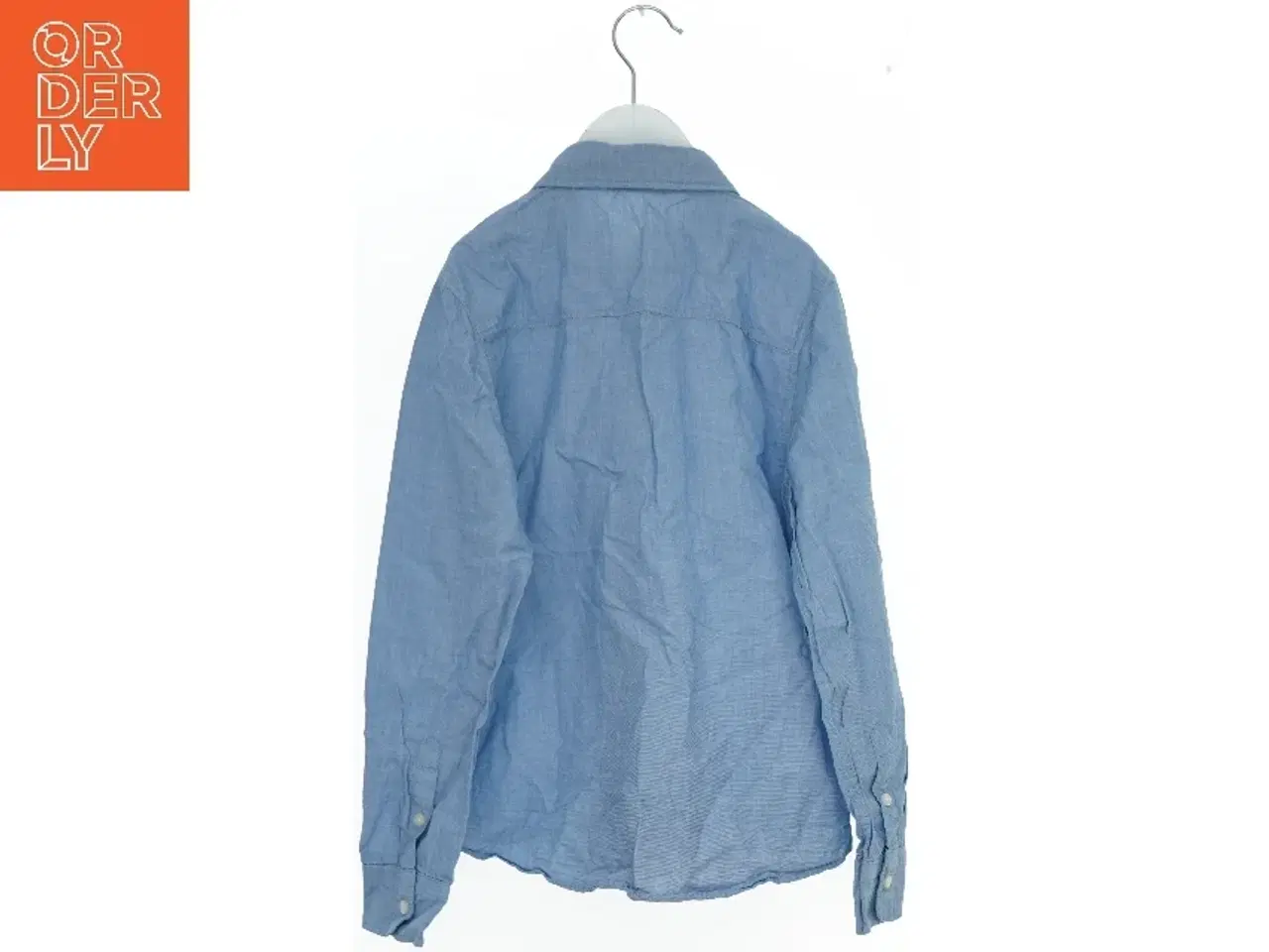 Billede 2 - Blå skjorte med lange ærmer fra H&M (str. 134)