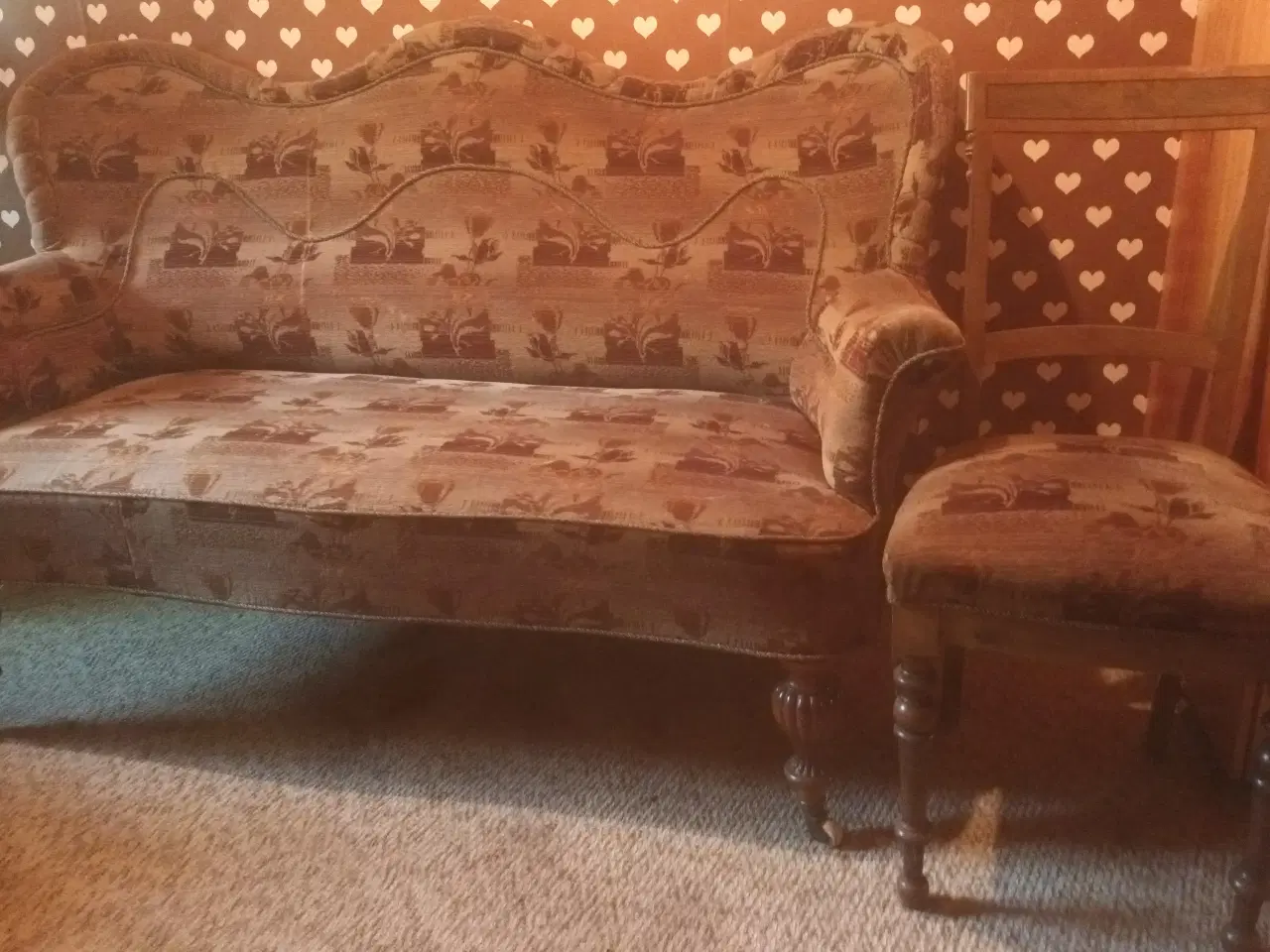 Billede 1 - Antik sofa + stole