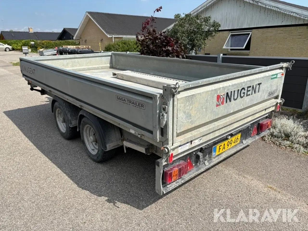 Billede 2 - Tip trailer  til personbiler Nugent KFG35