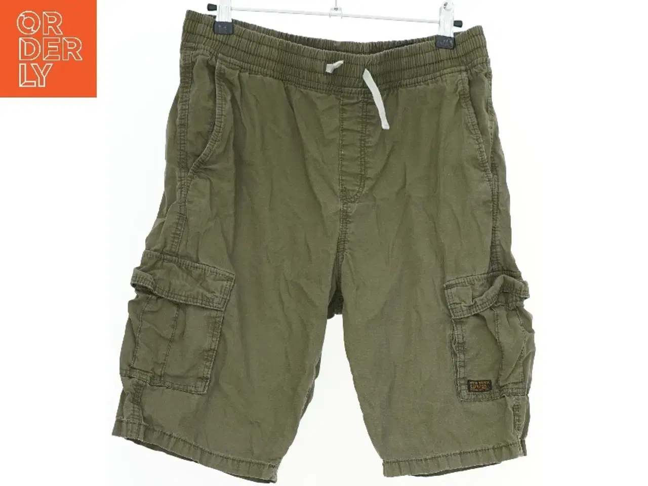 Billede 1 - Olivenfarvede cargoshorts fra H&M (str. 170)