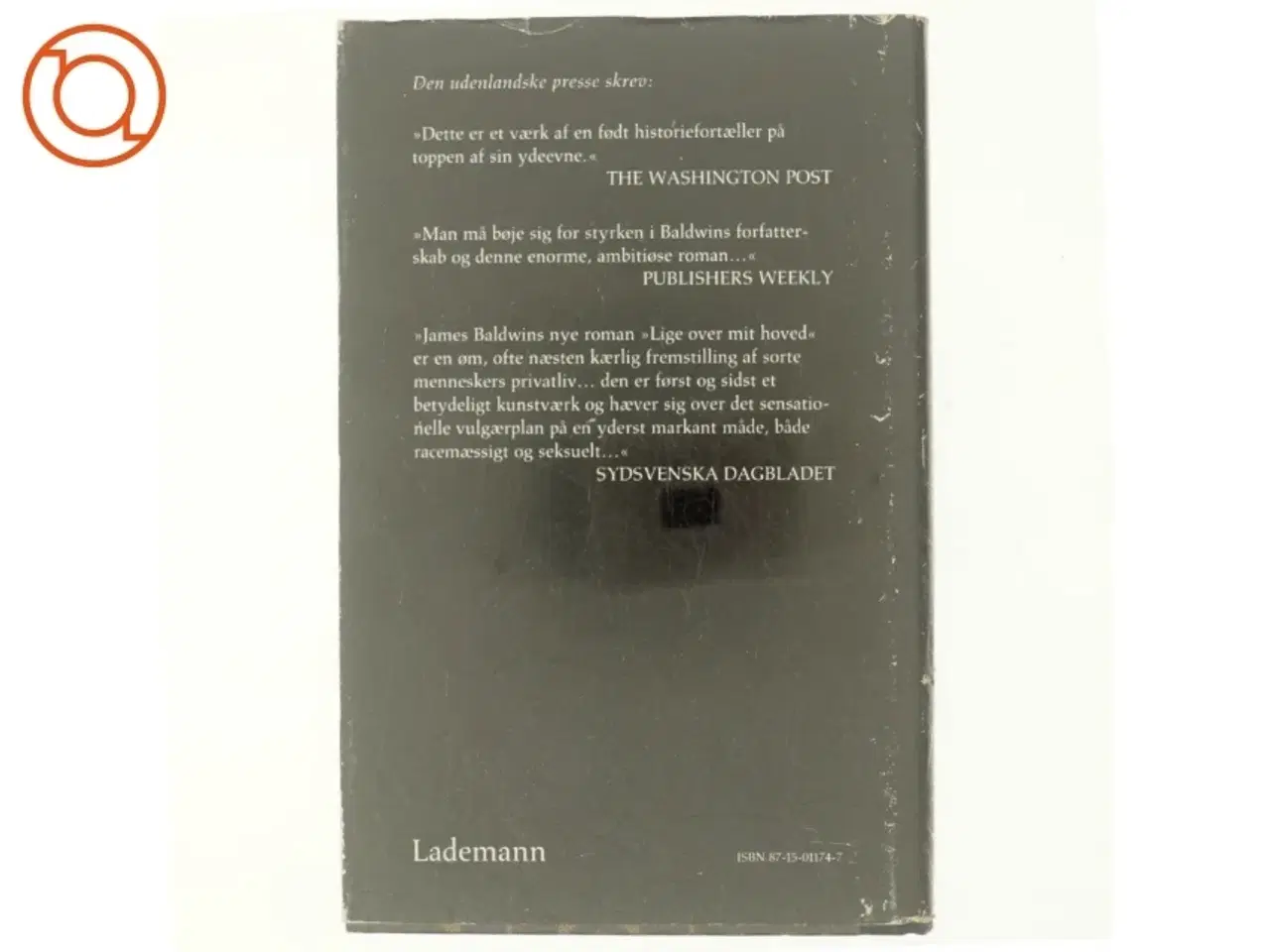 Billede 3 - Lige over mit hoved af James Baldwin (bog)