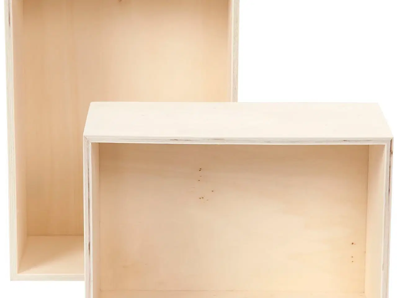 Billede 1 - Sæt med 2 elegante rektangulære bogkasser