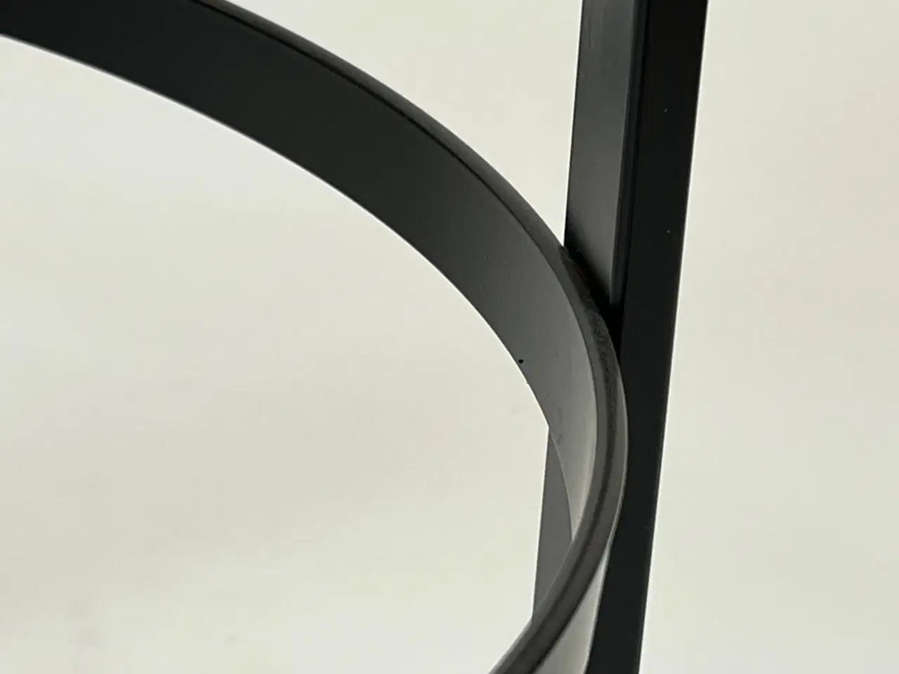 Billede 3 - Barstol i sortlakeret metal, sæt af 2 styk