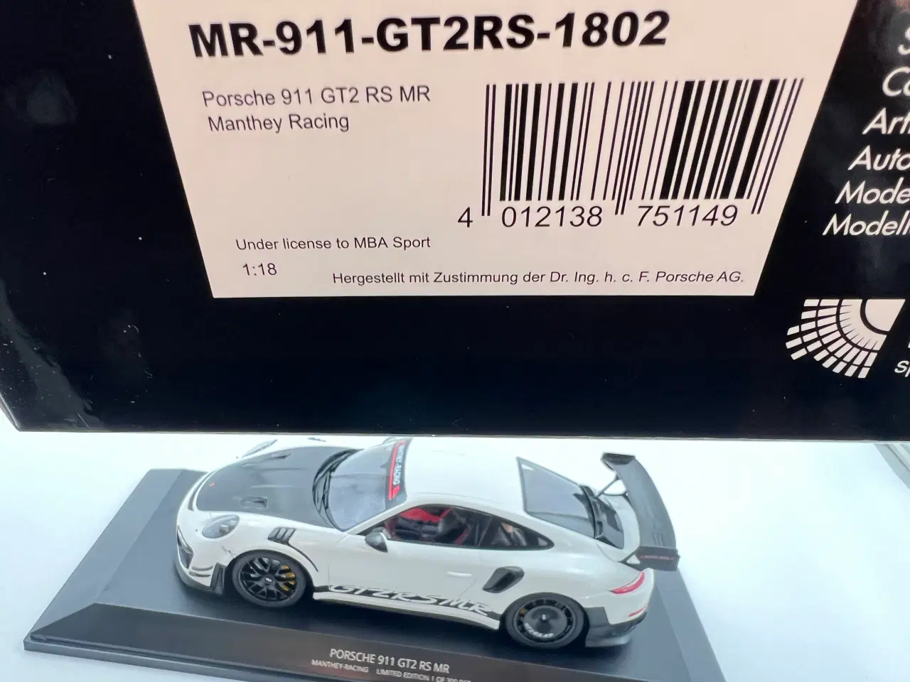 Billede 12 - 2019 Porsche 911 GT3 RS MR - Minichamps - 1:18