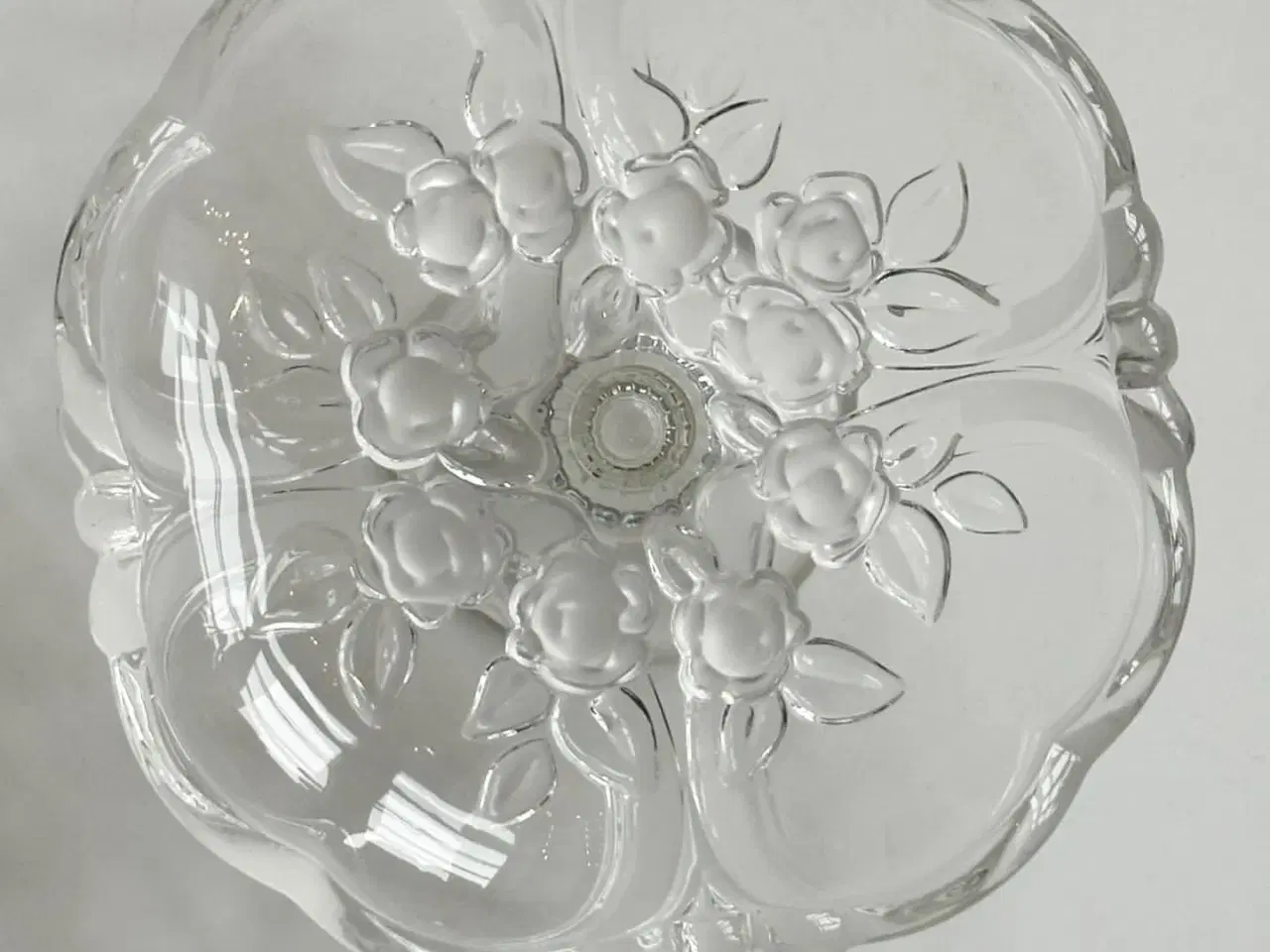 Billede 3 - Waltherglas, glasopsats, krystal m blomster