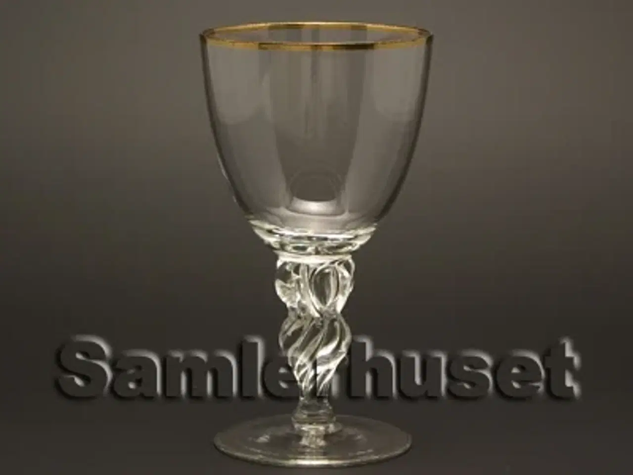 Billede 1 - Lyngby Rødvinsglas. H:133 mm.