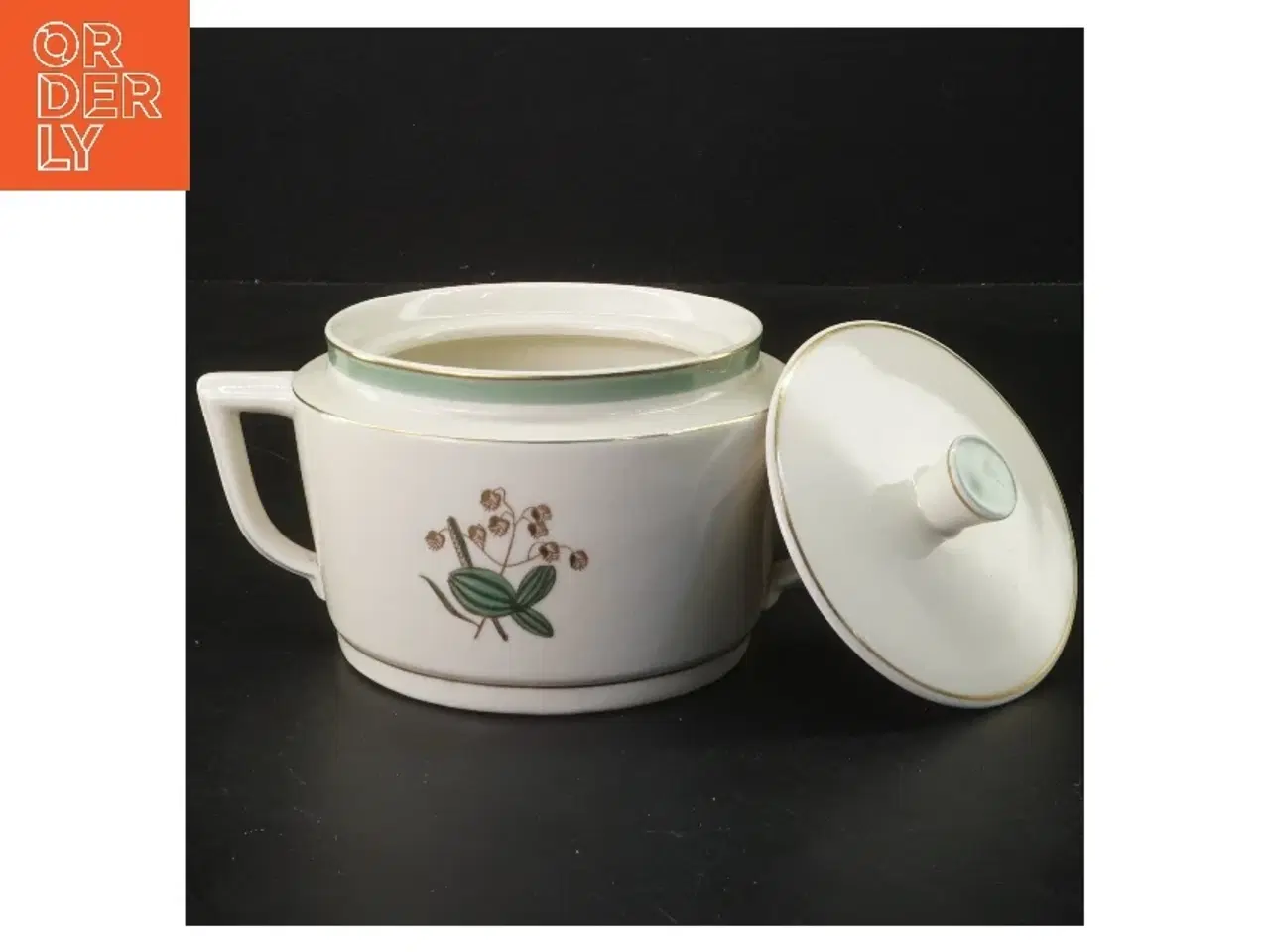 Billede 2 - Sukkerskål med låg Hjertegræs, Royal Copenhagen (str. Ø 10,5 cm) fra Royal Copenhagen