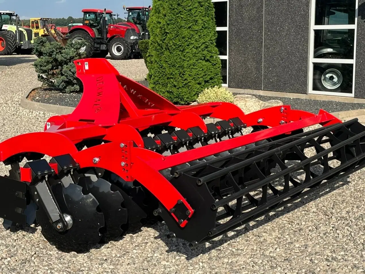 Billede 5 - Dexwal Mamut 3 m Med rørpakkervalse og 560mm tallerkner