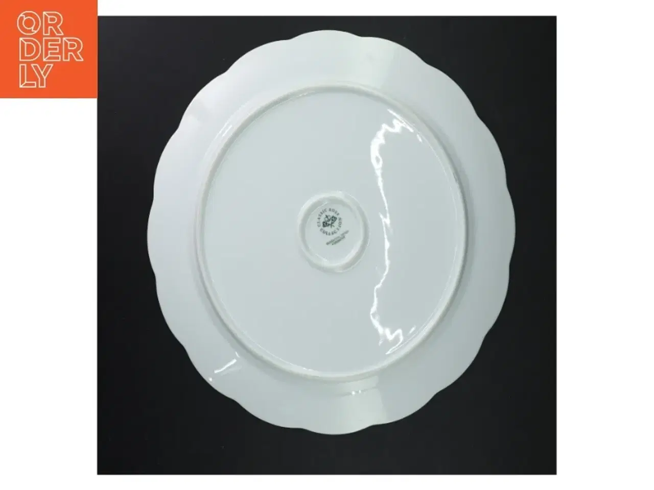 Billede 4 - Porcelæns fad med blomstermotiv fra Rosenthal (str. 31,5 cm i diameter)