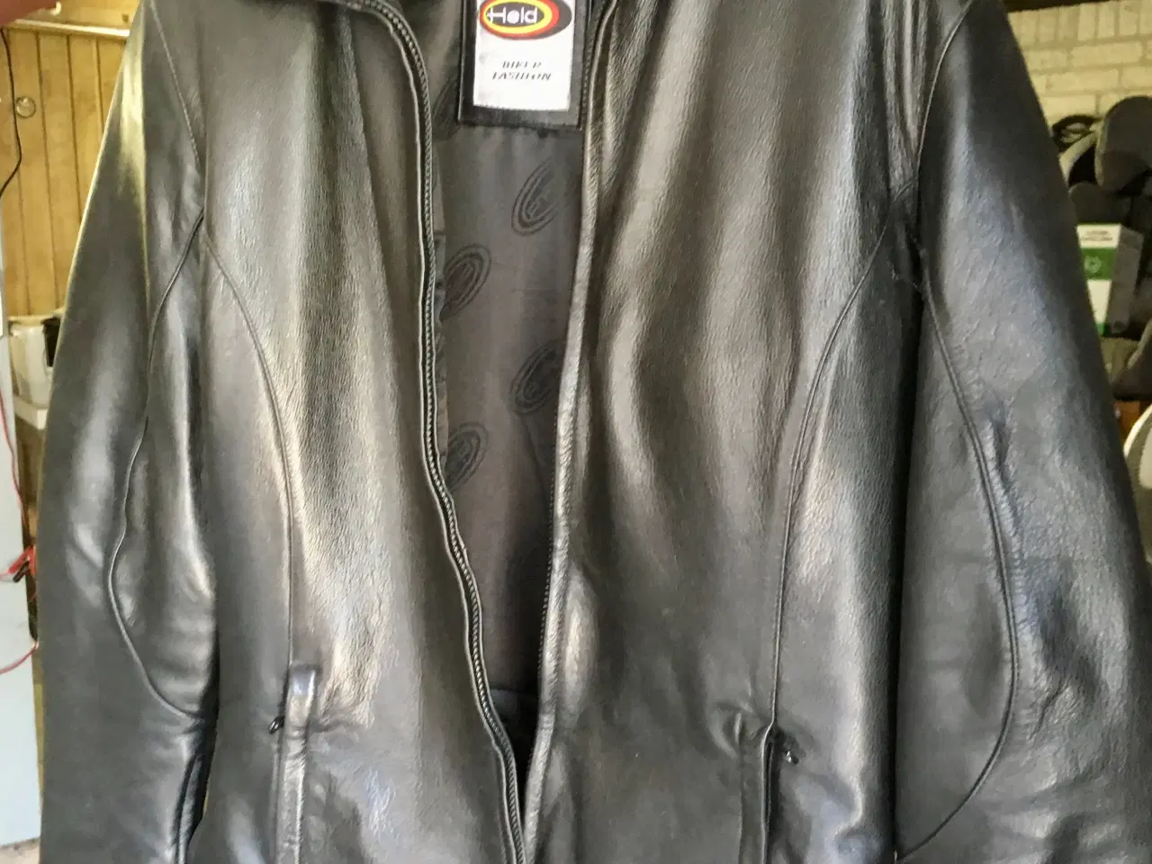 Billede 1 - Motorcykel beklædning. Læder jakke.