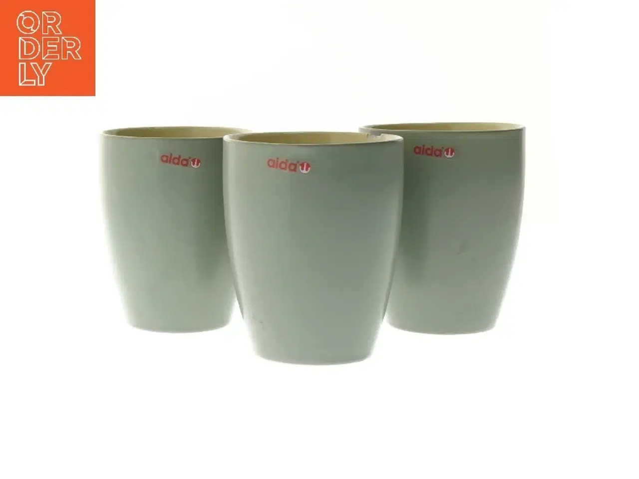 Billede 2 - Sæt af 3 krus fra Aida fra Aida (str. 3 stk Ø 8,5 cm længde 10,5 cm)