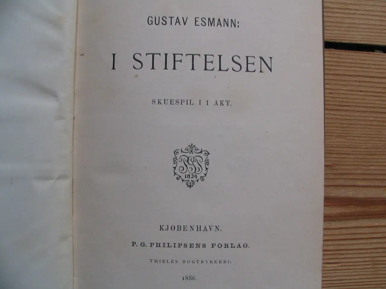 Billede 3 - Gustav Esmann. I stiftelsen, fra 1886