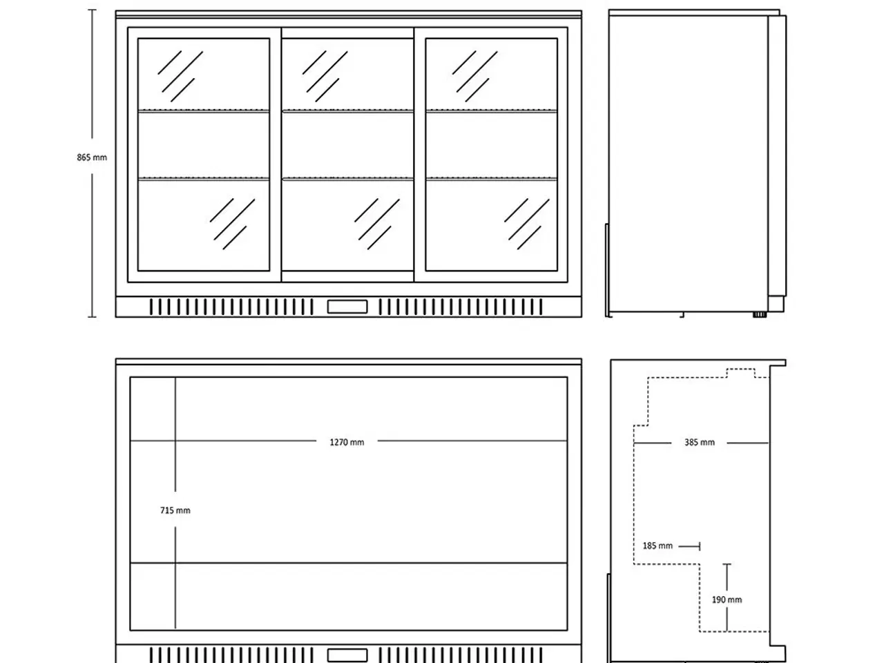 Billede 2 - Scandomestic Backbar 254 Liter Ventileret – SCSC31