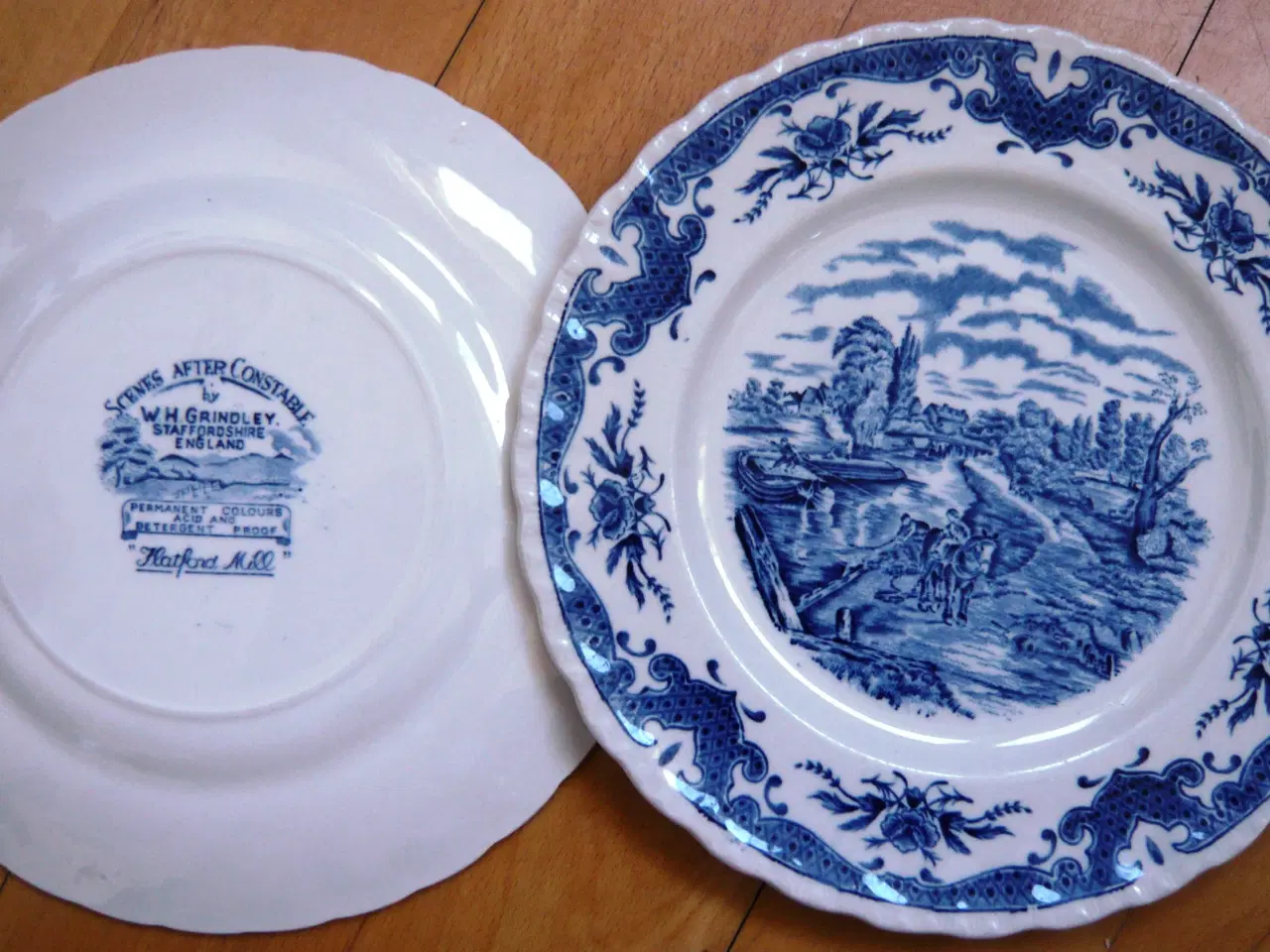 Billede 11 - Engelsk porcelæn/fajance i blå