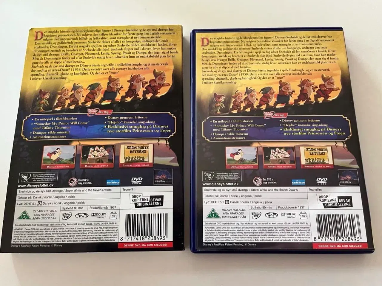 Billede 2 - Disney Snehvide og de 7 små dværge 2-disc edition