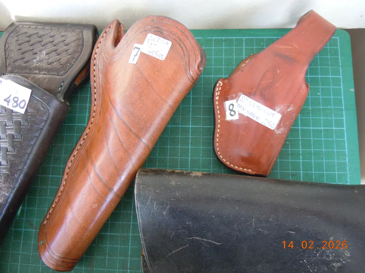 Billede 4 - Pistol og revolverhylstre, antikke+nyere. Fra 175