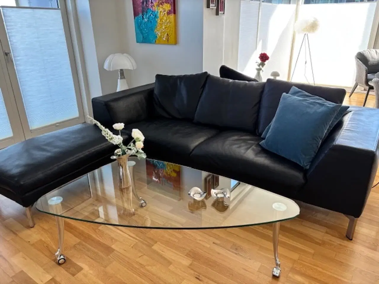 Billede 1 - Meget velholdt Ejlersen sofa med puf