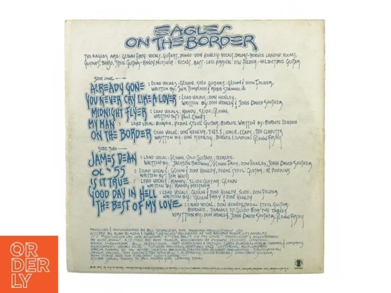 Billede 2 - Eagles - On the border (LP) fra Asylum Records (str. 30 cm)