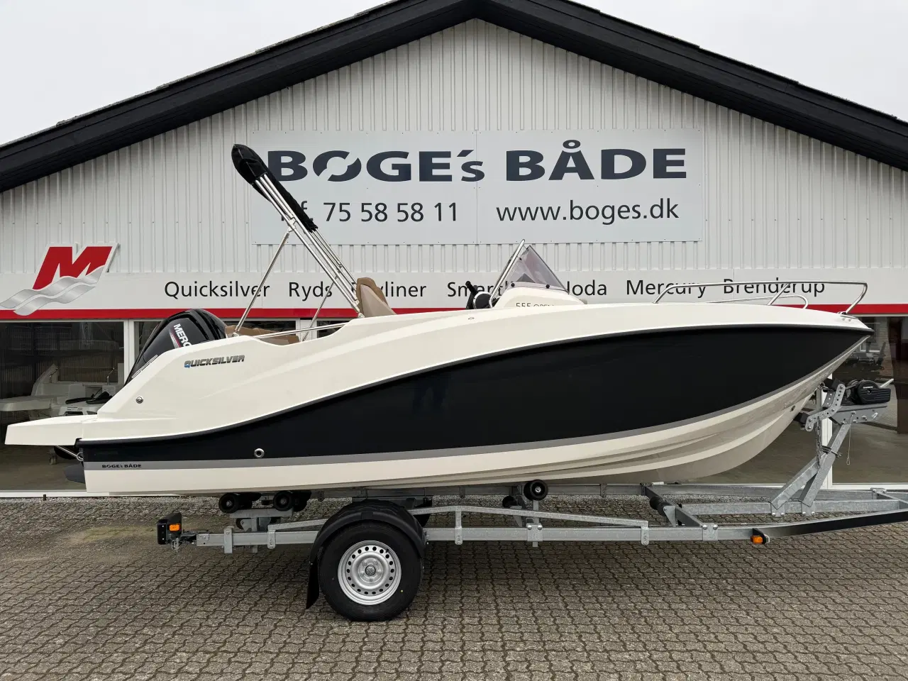 Billede 1 - Quicksilver Activ 555 Open med 100 hk Mercury-EFI CT 4 takt med flot udstyr