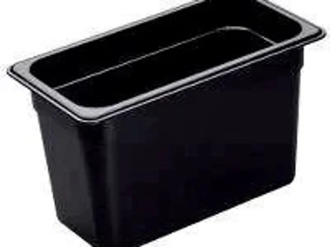 Billede 1 - 6 stk. Kantine 1/3 GN D200 mm sort Cambro