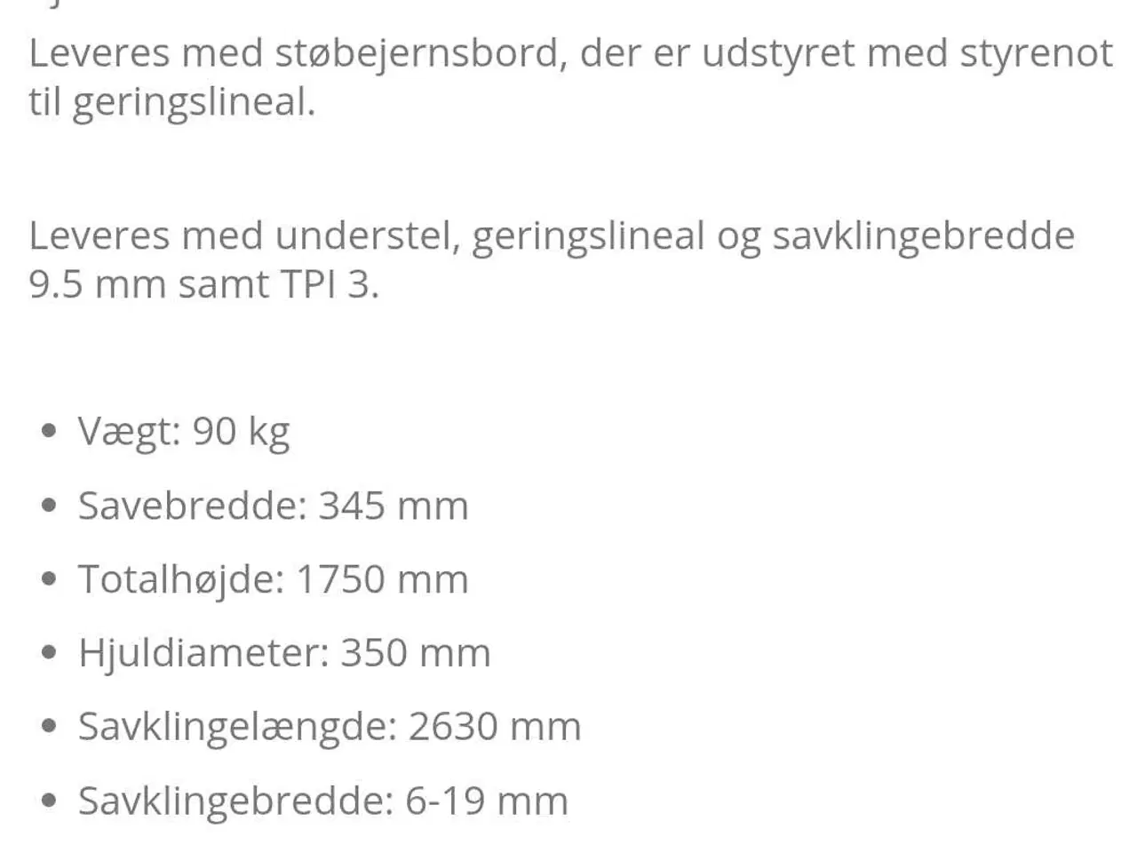 Billede 7 - Båndsav - LUNA BBS 350