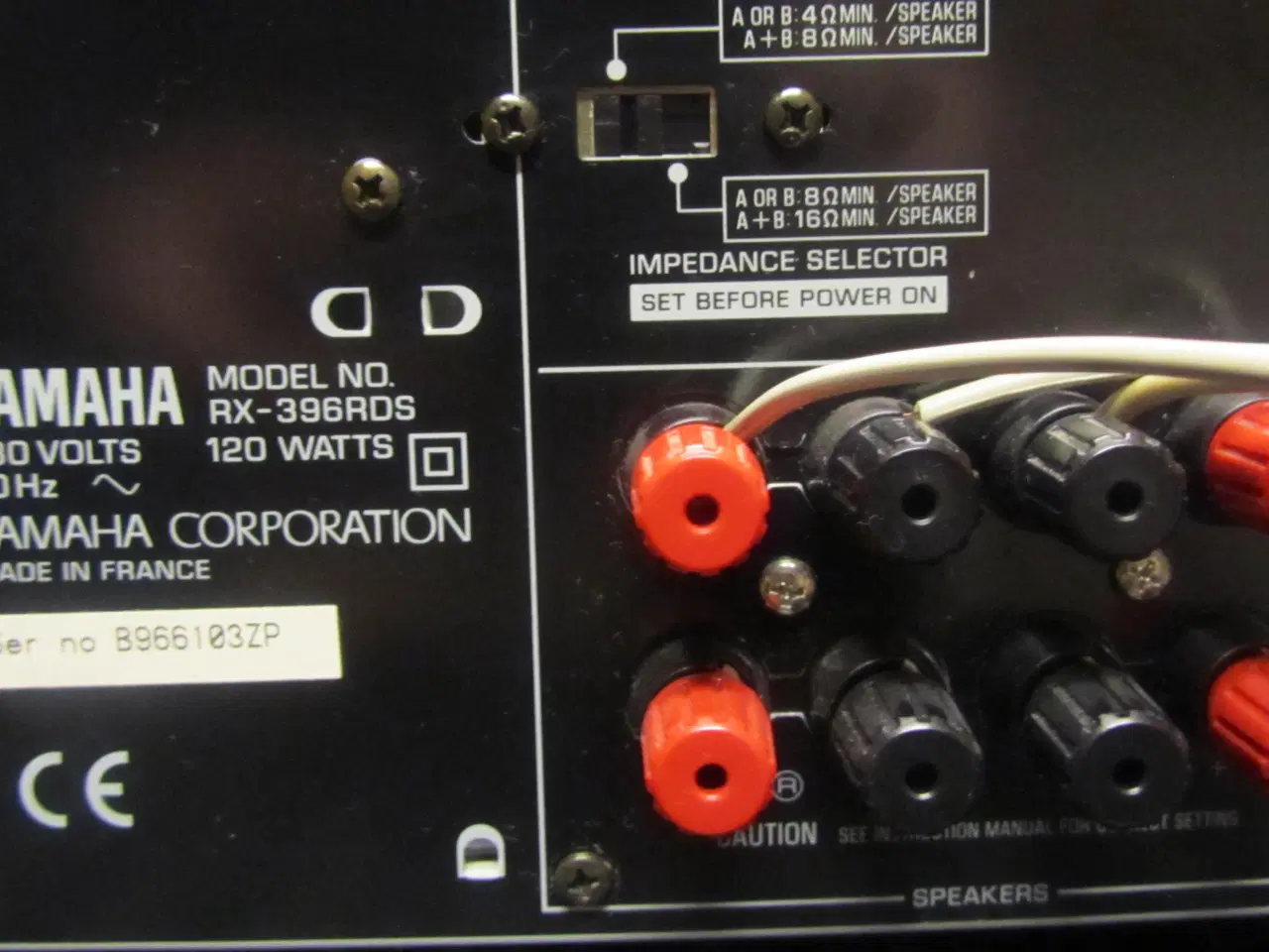 Billede 6 - YAMAHA  RX-396 RDS  FM RECIEVER